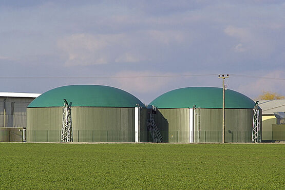 WESSLING analyses organic materials in a biogas plant bioreactor, as shown in this picture.