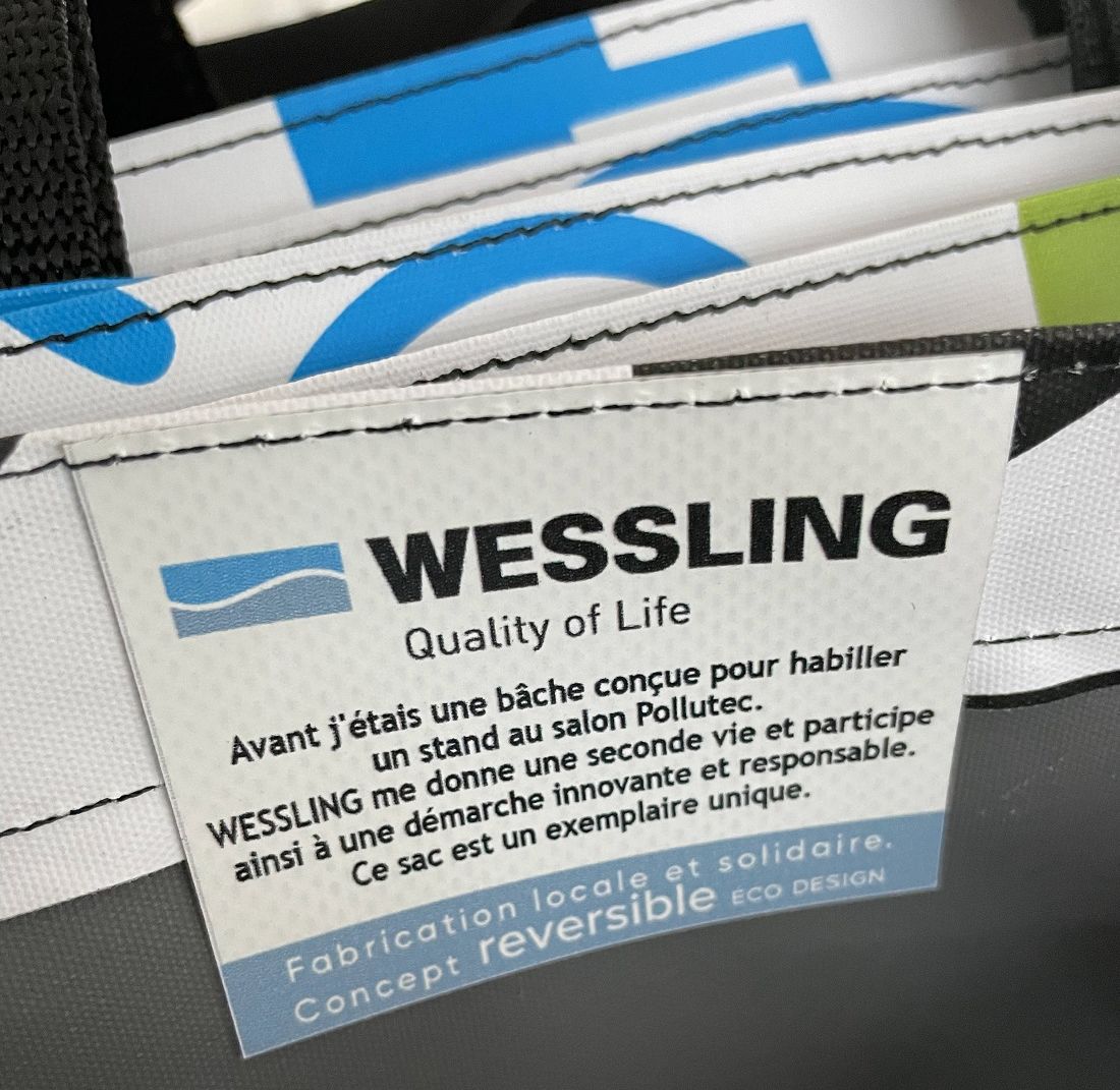 L'histoire de la bâche recyclée par WESSLING France