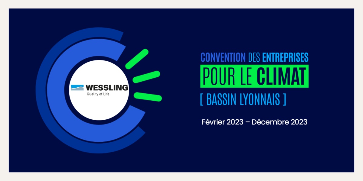 WESSLING France intègre la Convention des Entreprises pour le Climat (CEC)