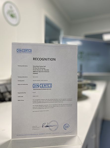 Certification DIN CERTCO