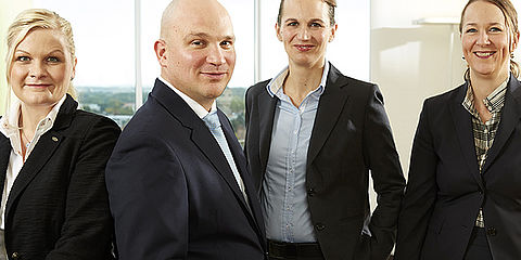 Dr. Erwin Weßling, fondateur de l’entreprise, Julia et Florian Weßling (associés-gérants), Anna et Diana Weßling (associées)