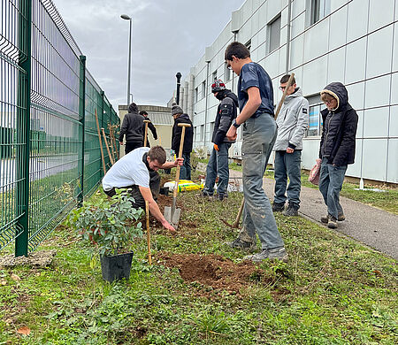 Students from La Tour du Pin 