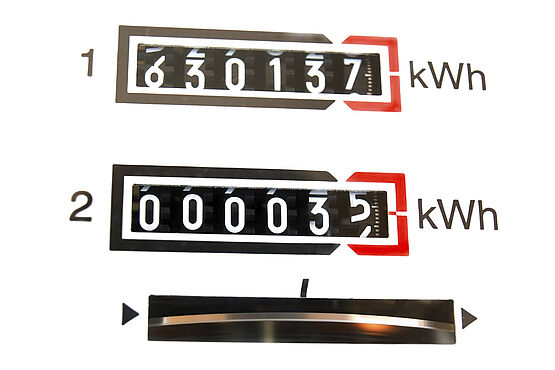 Meter readings for energy audit