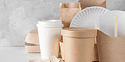 Compostable paper packaging