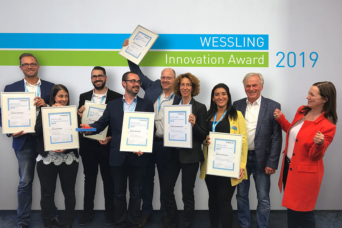 Les lauréats du prix de l'innovation WESSLING 2019