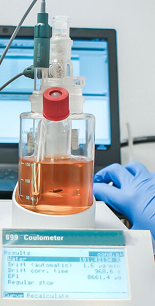 Une analyse de bioéthanol au coulomètre