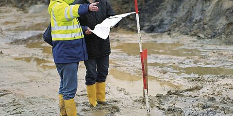 H&S coordinator on the building site